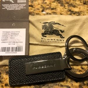 Burberry Leather Key Fob